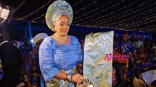 The Queen of Ojusagbola Dynasty steps out with her darling husband, K1 the Olori Omoba of Ijebuland.