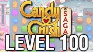 Candy Crush Saga - level 100 - 3 stars - level finished