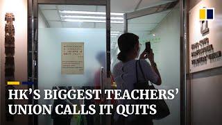 Hong Kong’s largest teachers’ union to disband after pressure from pro-establishment media