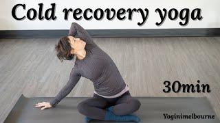 Cold recovery gentle yoga | chest, lungs & side body | 30min