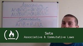 Maths for Programmers: Sets (Associative & Commutative Laws)