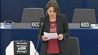 Livia Jaroka - Second European Roma Summit (debate).wmv