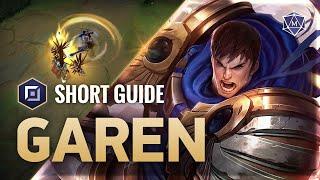 4 Minute Guide to Garen Top | Mobalytics Short Guides