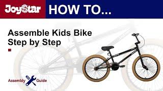 JOYSTAR Brockway Freestyle Kids BMX Bikes assembly video