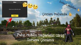 Pubg Mobile Başarısız Giriş Sorunu Çözümü | Detaylı Anlatım