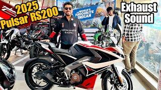 Finally 2025 Pulsar RS200 Mill Gai | Exhaust Note and all the features!!