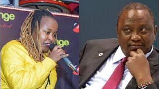 Wanjiru wa waya kurugamio ni uhuru akimuinira rwimbo rwa birthday