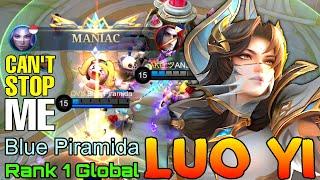 MANIAC Luo Yi 100% Unstoppable Mage - Top 1 Global Luo Yi by Blue Piramida - Mobile Legends