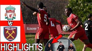 Liverpool vs West Ham | WHAT A GAME| All Goals & Highlights | U21 Premier League | 09/03/25