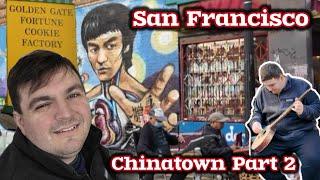 San Francisco Chinatown Part 2 | Golden Gate Fortune Cookie Factory | Little Italy | Japantown Mall