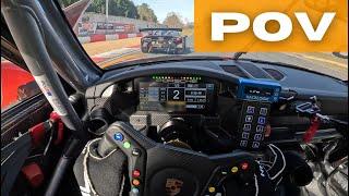 Porsche 992 GT3 Cup vs Lambo Super Trofeo | POV Onboard at Zolder