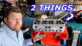 TWO THINGS I LEARNED BUILDING a SBC 350 for my C3 Corvette