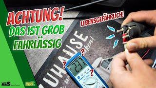 ACHTUNG! Das ist grob fahrlässig! | Lebensgefährlich! | WCS Goch