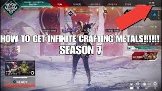 Apex legends *HOW TO GET INFINITE CRAFTING METALS* (SEASON 7)