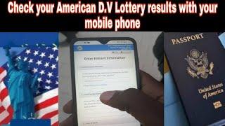 How to check American D.V lottery results with your phone right at home