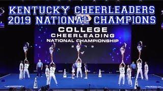 2019 UNIVERSITY OF KENTUCKY CHEERLEADERS - 24 TIME NATIONAL CHAMPIONS