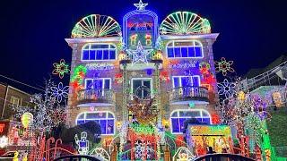 ⁴ᴷ Dyker Heights Christmas Lights 2022 in Brooklyn New York City NYC Christmas 