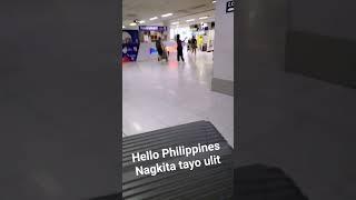 NAIA ARRIVAL HALL SA WAKAS NAKAUWI NARIN THANK YOU LORD#youtubeshortvideo #happytraveller