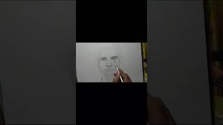 How To Draw Chris Hemsworth (Thor) - Time-lapse | Artist Mate Raktim #shorts