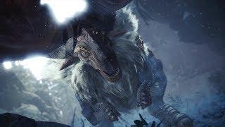 Monster Hunter World: Iceborne - Banbaro Boss Fight (Solo / Longsword)