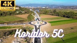 Karuše : Koridor 5C / Velike gužve kroz Doboj / Snimka iz zraka / dron video (4K)