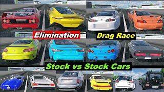 Drive Zone Online || Elimination Drag Race | Stock vs Stock Cars | Gameplay Part 1