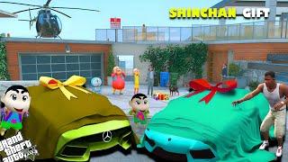 Shinchan Green Gang VS Franklin Blue Gang Special Car Gift In GTA 5!