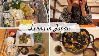 shopping at Yokohama, grocery shopping, giant bibimbap for dinner | housewife daily life