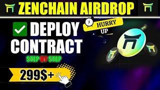 Zenchain Deploy Contract Tast Discord Quest Update $ZCX Test Net Airdrop Update