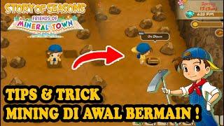 TIPS & TRICK MINING Di Awal Bermain - Story of Seasons Friends of Mineral Town