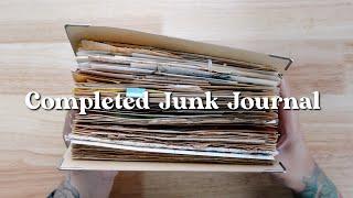 Completed Junk Journal Flip Through 2022  | Janethecrazy