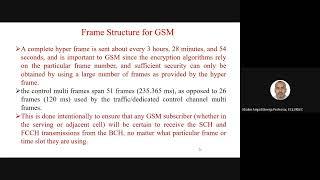 GSM Frame structure by Dr. KAM