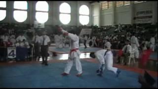 Fernando - Campeonato Paulista Finais de Karate 2010 (1º Luta) WKF