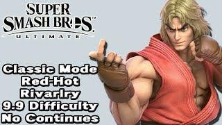 Super Smash Bros. Ultimate (Classic Mode 9.9 Intensity No Continues | Ken Masters)