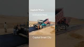 Commencement of asphalt work and villa construction at Executive West, Capital Smart City Phase-2.