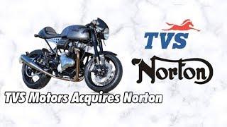 MOTORCYCLE NEWS: TVS WANT TO BUY UK's NORTON MOTORCYCLE - SAXONWHEELS MOTOVLOG