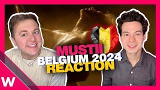  Mustii – "Before The Party's Over" REACTION | Belgium Eurovision 2024