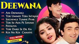 Deewana Movie All Songs || Audio Jukebox ||Rishi Kapoor & Divya Bharti,Shahrukh Khan