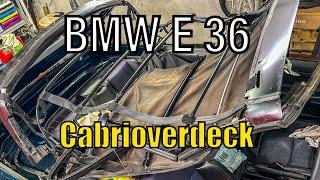 BMW E36  Cabriodach ausbauen