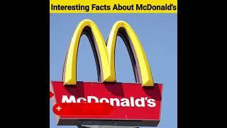 5 [UNKNOWN]  Facts About McDonald's || By Mr Facty #Shorts #ytshorts