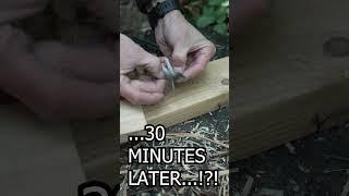 Fire Challenge: 2 Ways To Start A  #survival #bushcraft #camping #fire #outdoorsurvival