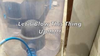 Demolition Testing Deepwater Koi's Retro-Fit Aerated Bottom Drain