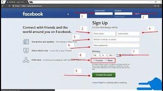 آموزش ساخت اکانت فیس بوک / How to create a Facebook account