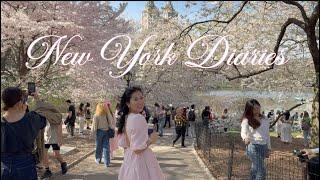 New York Diaries | weekend exploring my own city, spring outfits & cherry blossoms in Central Park