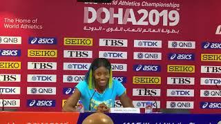 Shaunae Miller-Uibo With a No Comment if Salwa Eid Naser's 48.14 was the fastest clean 400 ever