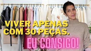 Guarda-roupa minimalista inverno  - Como montar um guarda roupa-inteligente com poucas peças.