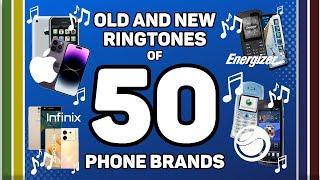 OLD AND NEW RINGTONES OF 50 PHONE BRANDS #Nostagia