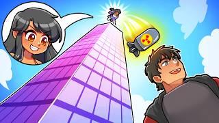 Throwing Stuff at my FRIENDS in Roblox