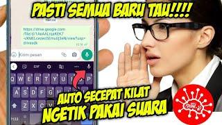 Cara ngetik Pesan di android pakai suara