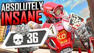 ABSOLUTELY INSANE 36 KILLS and 8,425 Damage Apex Legends Gameplay